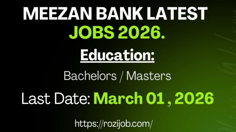 Meezan Bank Regional Service Quality Manager Jobs 2026 Karachi – Apply Now